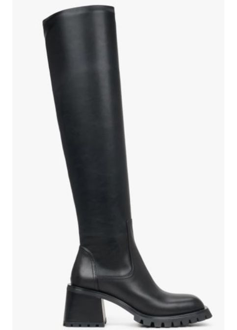 Ботфорти, колір чорний Estro (355806404)