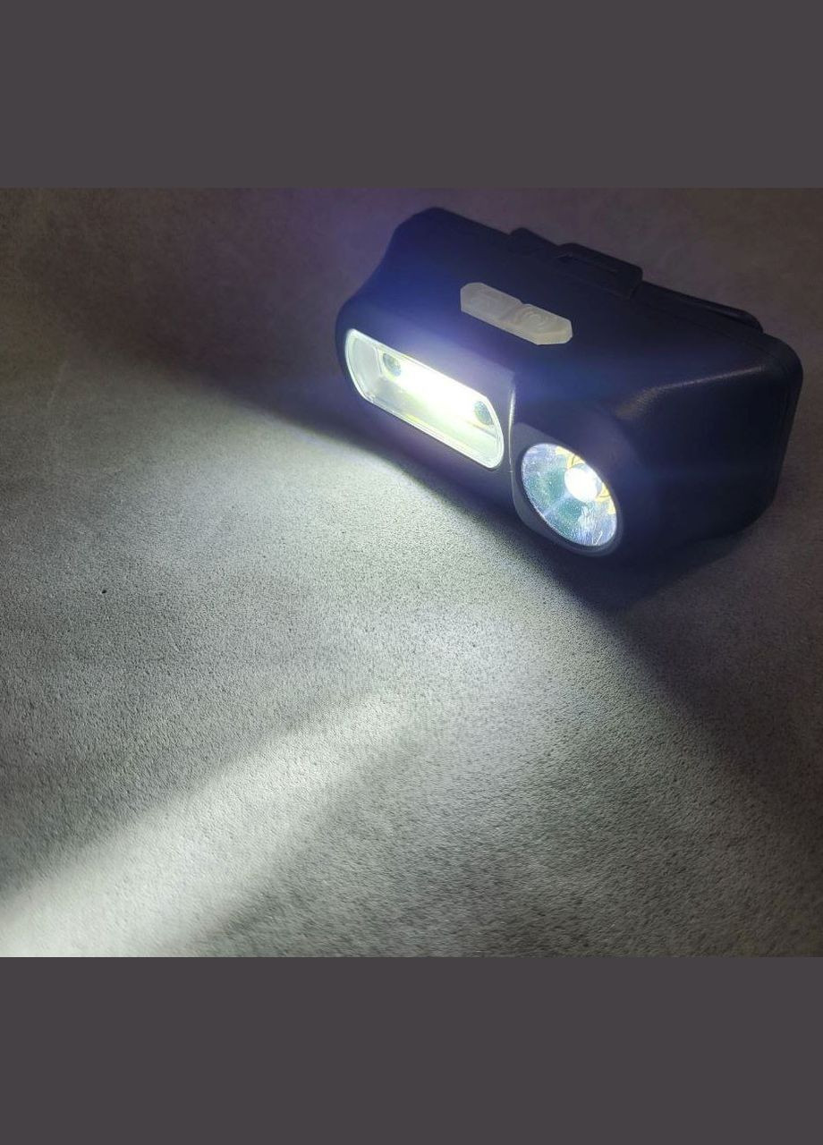 Налобний ліхтар KX-1804A KT2209-98 яскравий акумуляторний ліхтарик на голову з датчиком руху XPE+COB 18650 Police (297331202)