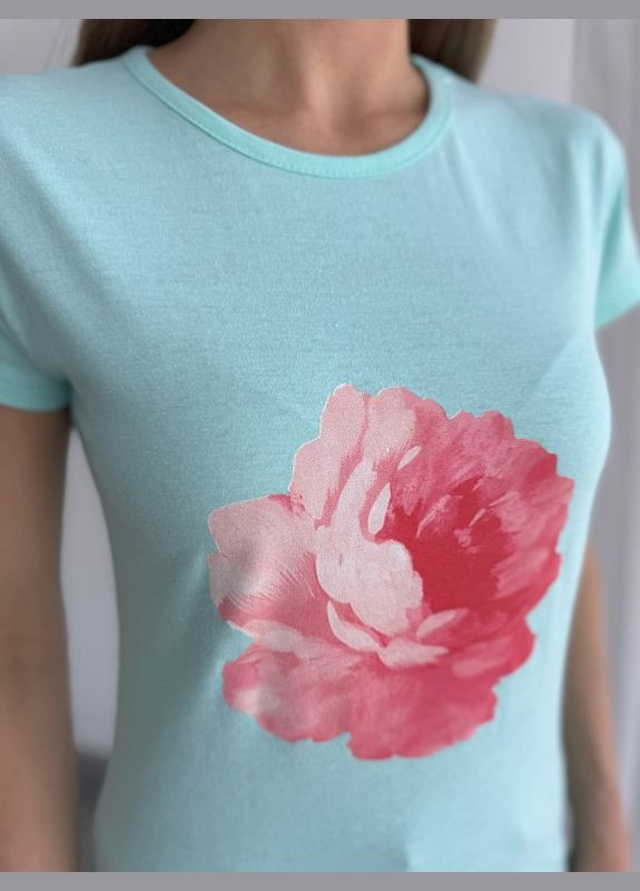 Футболка WN20-629 бірюзова ISSA PLUS - (317399316)