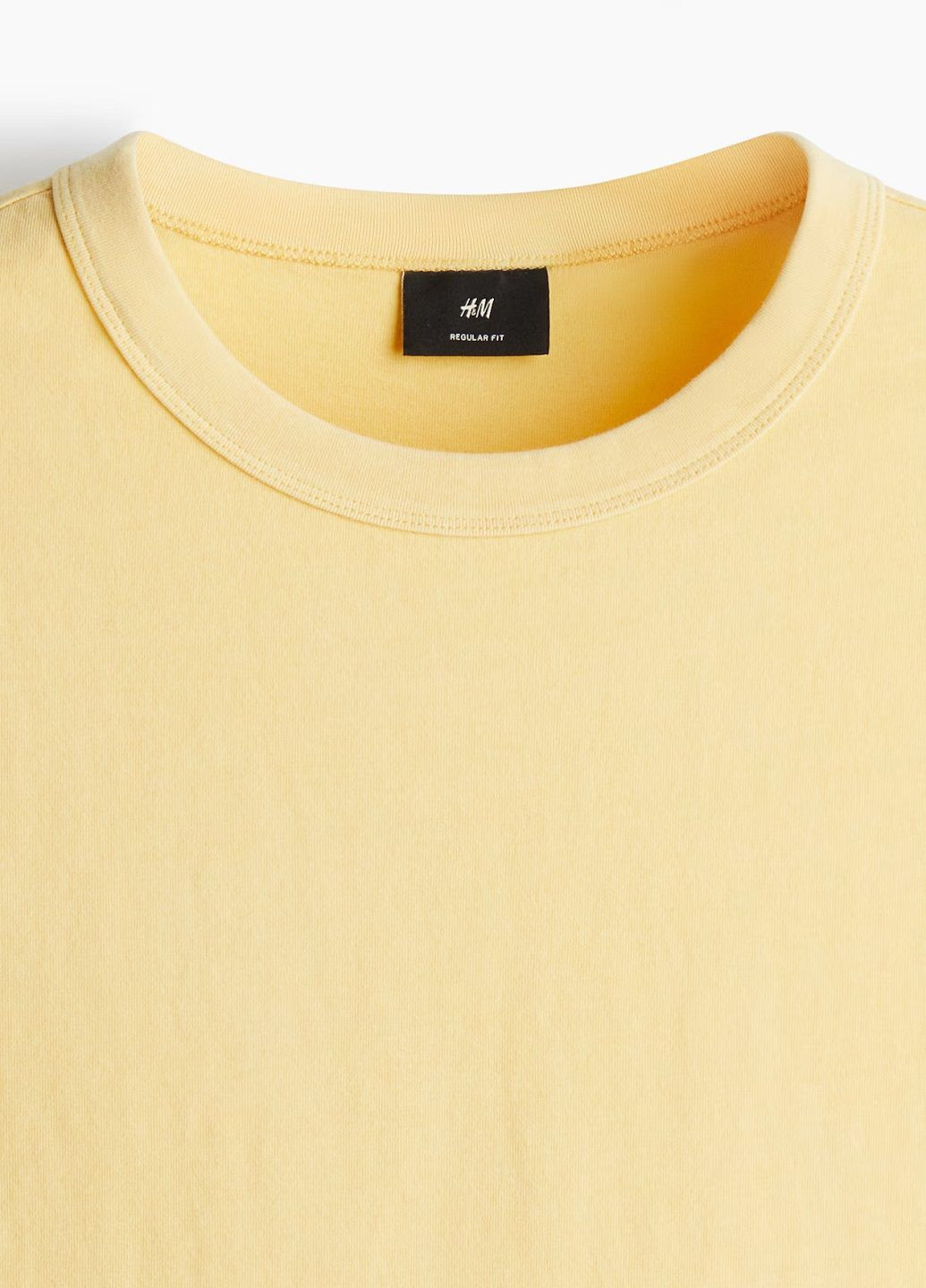 Желтая футболка H&M