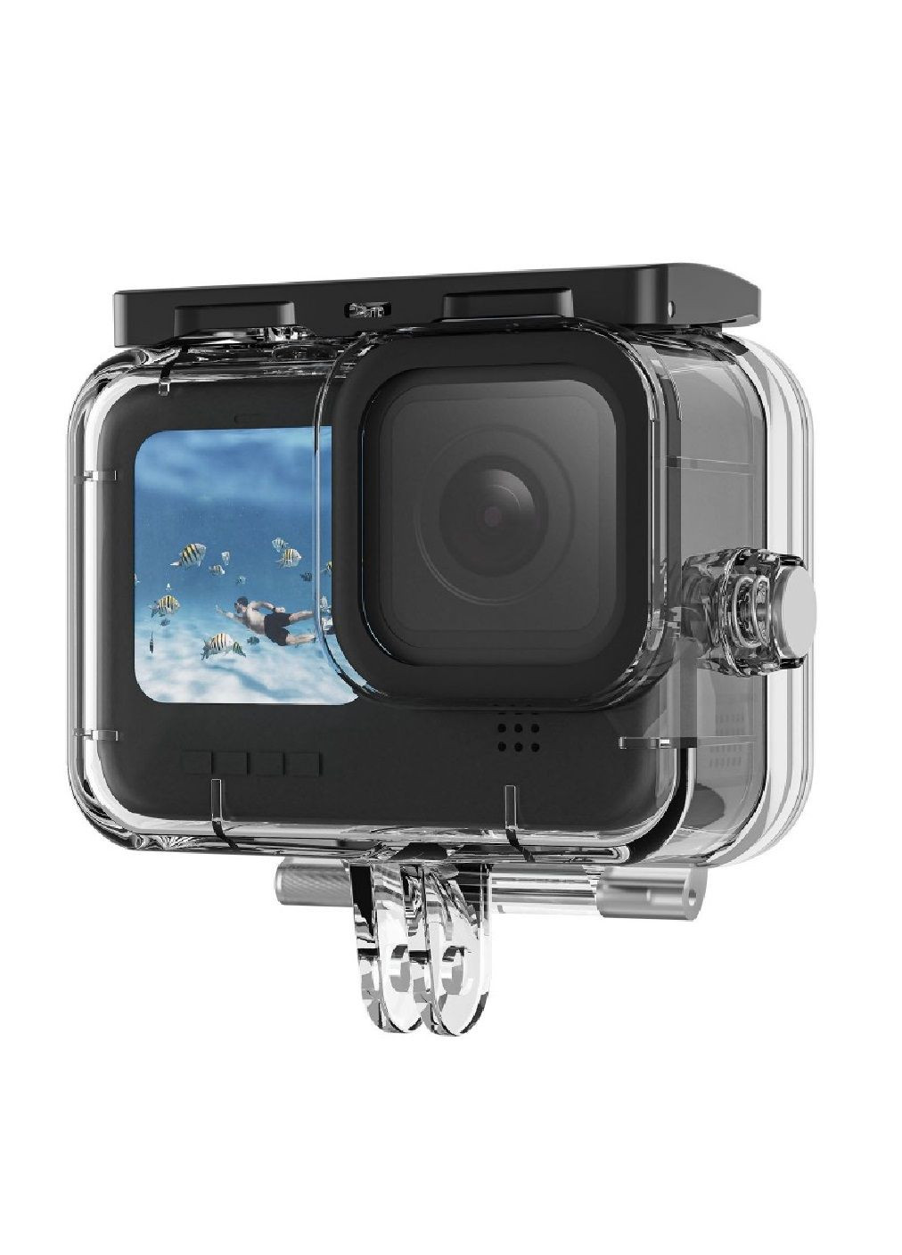 Захисний бокс аквабокс подвійного призначення для екшн камер GoPro Hero 12, 11, 10, 9 Black (476520-Prob) Unbranded (283323607)