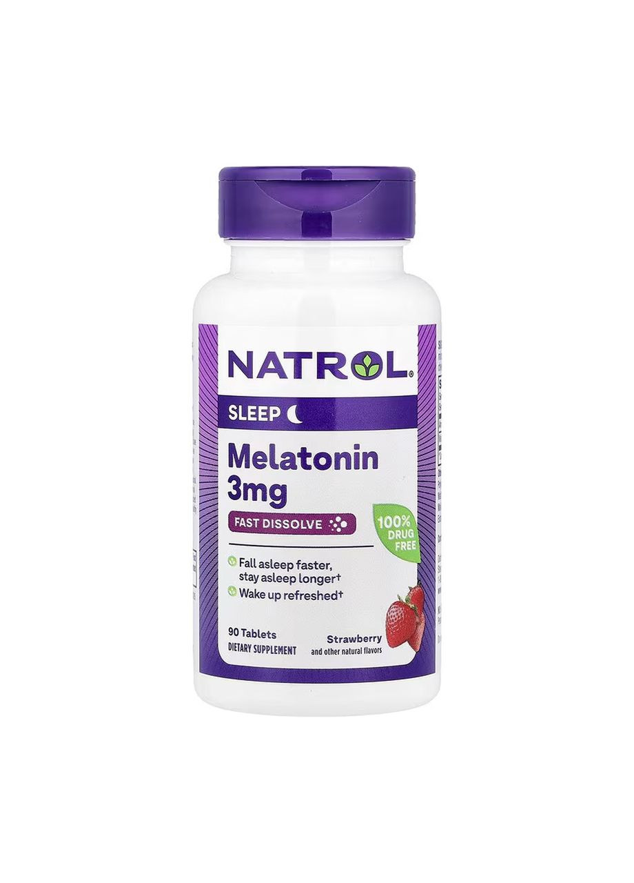 Melatonin 3mg - 90 tabs Natrol (369399240)