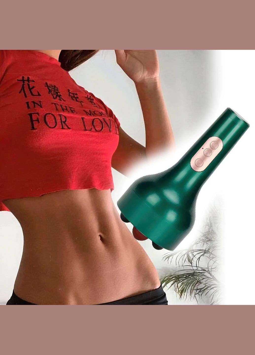 Електричний ручний масажер для живота KNEADING K106 Масажер з імітацією людського розминання Digital (327421939)