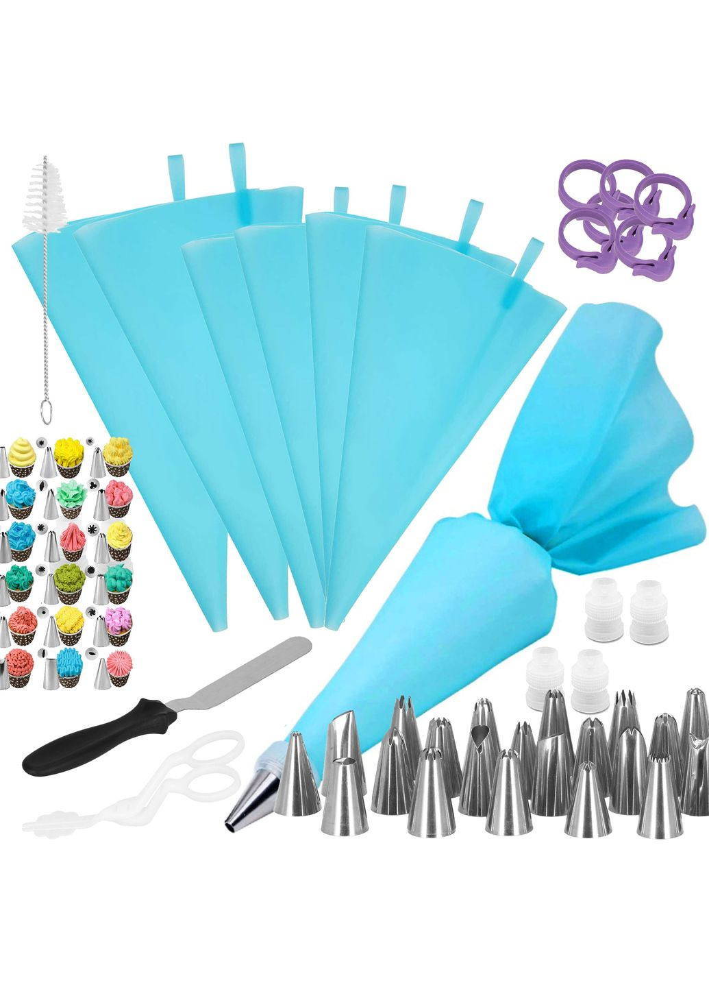 Набір кондитерський для декору тортів та кексів 70 інструментів KI0092 Springos (315781183)