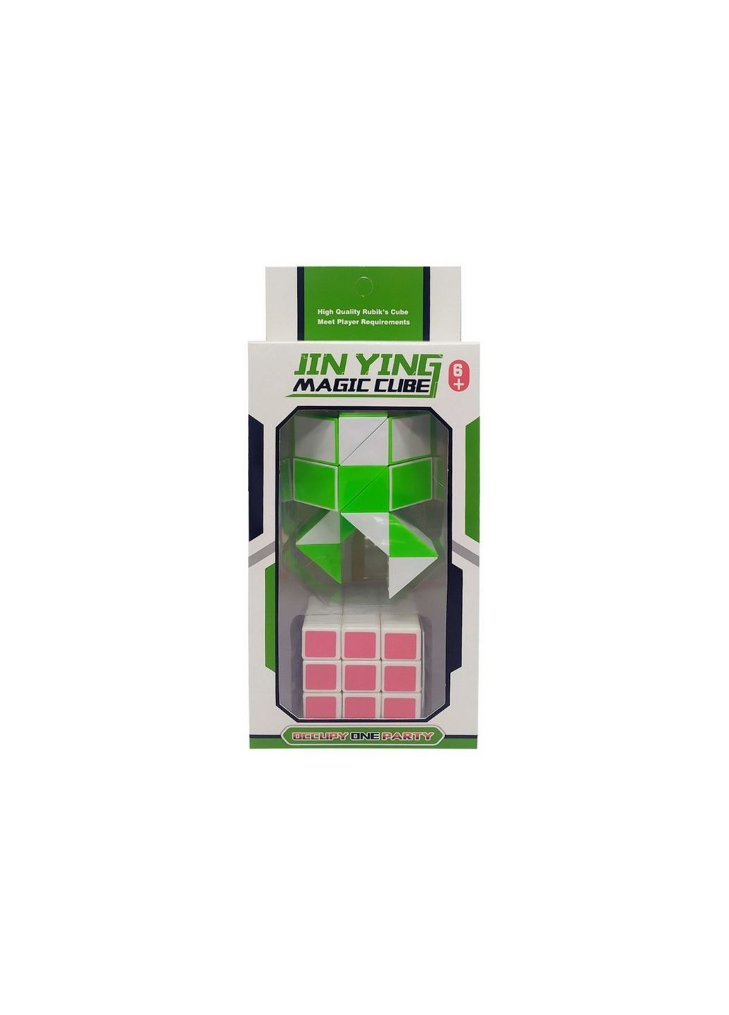 Кубик со змейкой T1110 в коробке Зеленый Bambi (283022098)