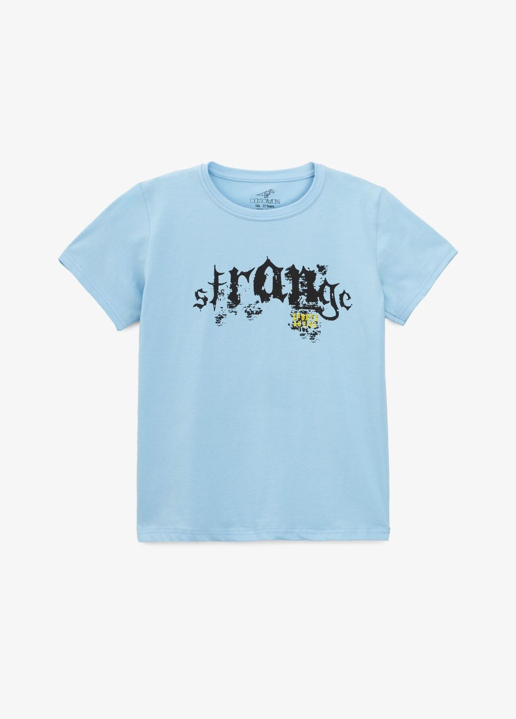 Голубая летняя футболка с принтом для мальчика 3020 146 см shop (2000991024281) Dinomin