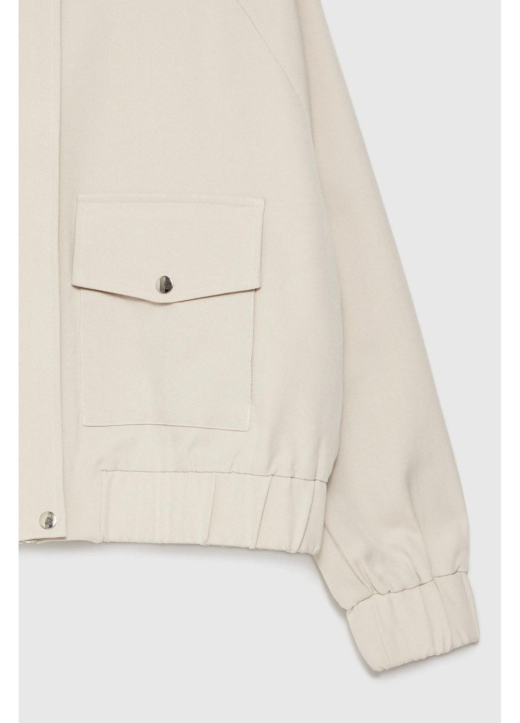 Бежевая демисезонная куртка Moodo