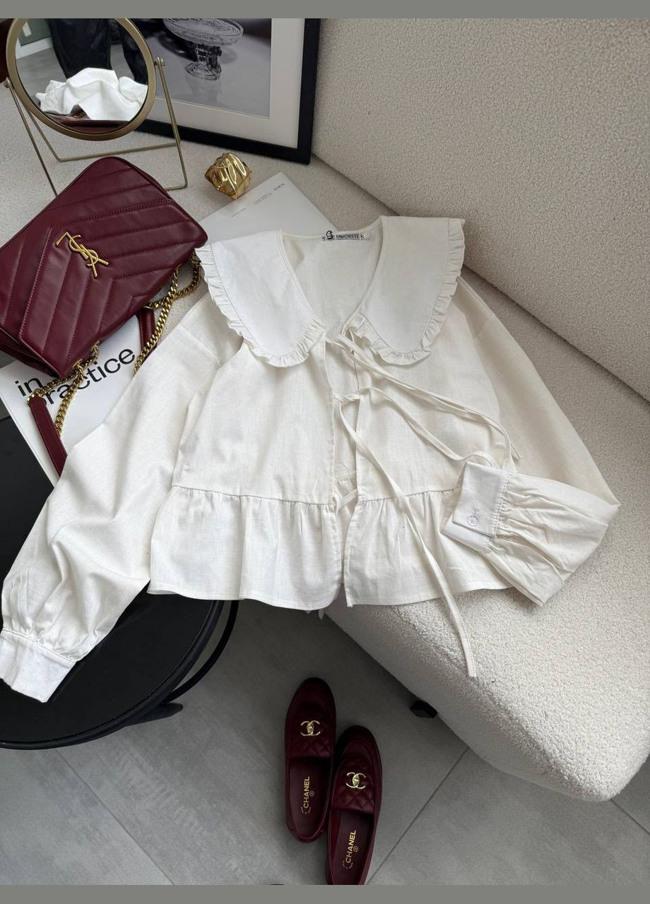 Жіноча біла сорочка No Brand (332807798)