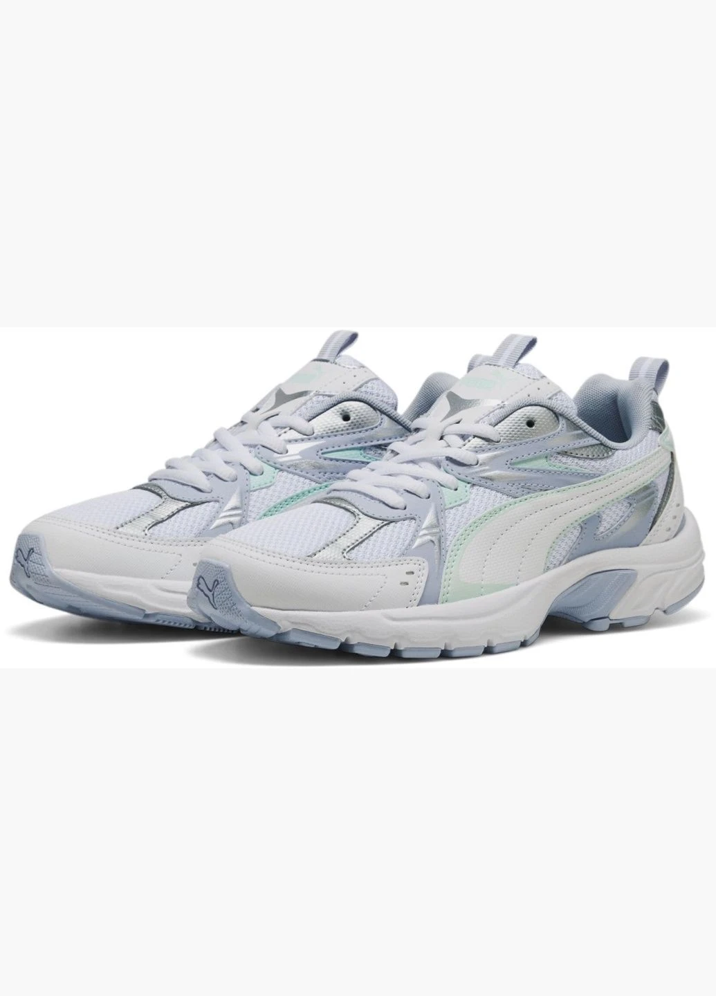 Белые кроссовки мужские milenio tech white/blue 392322-15 Puma