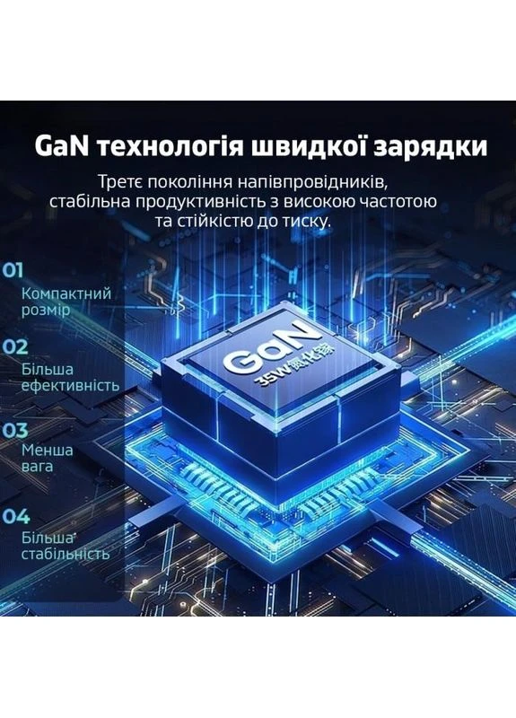 Мережевий зарядний пристрій 35W PD + QC Fast Charger White (RP-U87) Remax (390007754)