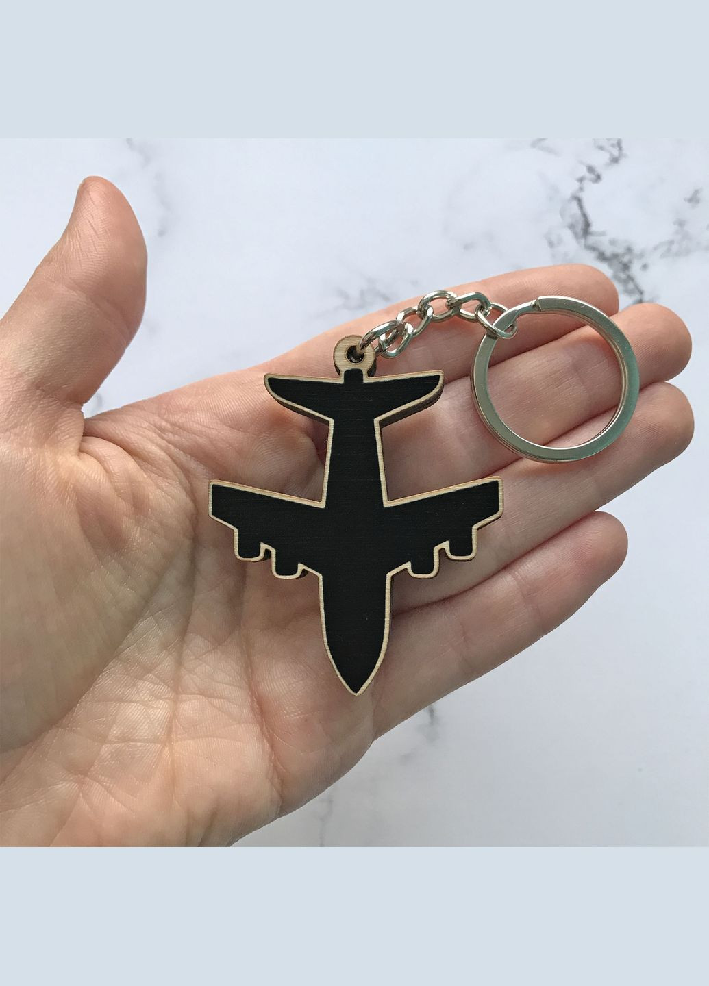 Дерев'яний брелок "Літак" Cozy-Up (293517306)