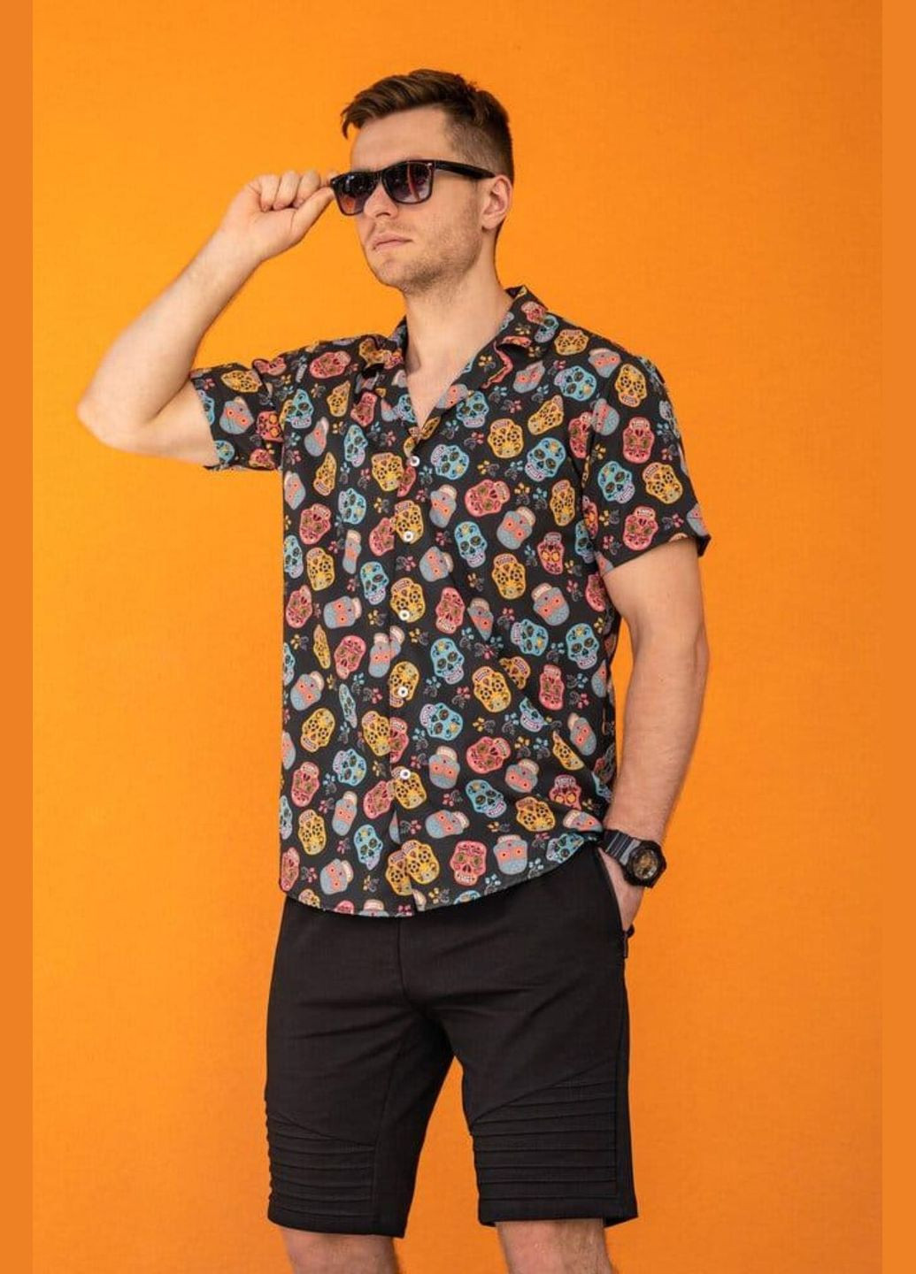 Черная рубашка No Brand