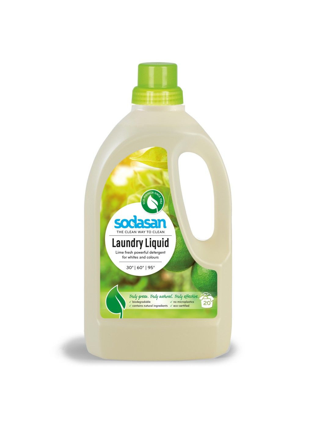 Органическое жидкое средство Universal Bright&White для белых и цветных вещей с эффектом сохранения яркого цвета 1,5 л Sodasan (322578911)