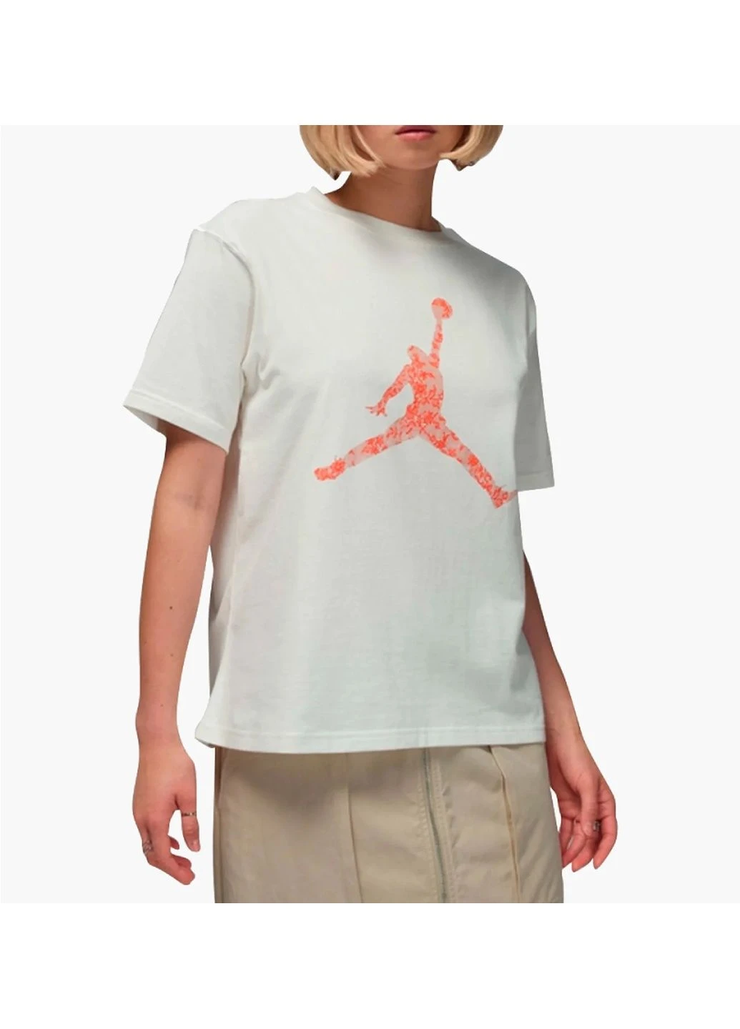 Женская футболка Brk Ss Gf Gfx Tee Lace Beige Air Jordan - (391225854)