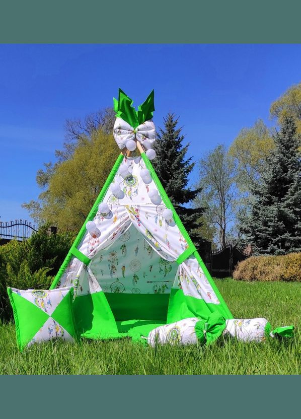 Вігвам для дитини Музика вітру + 3 подушки! Повний комплект! No Brand (316257192)