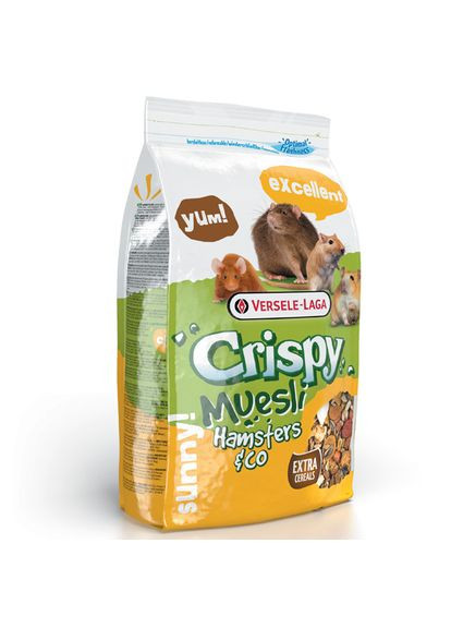 Корм для гризунів Crispy Muesli Hamster зернова суміш 1 кг 617212 Versele-Laga (272611481)