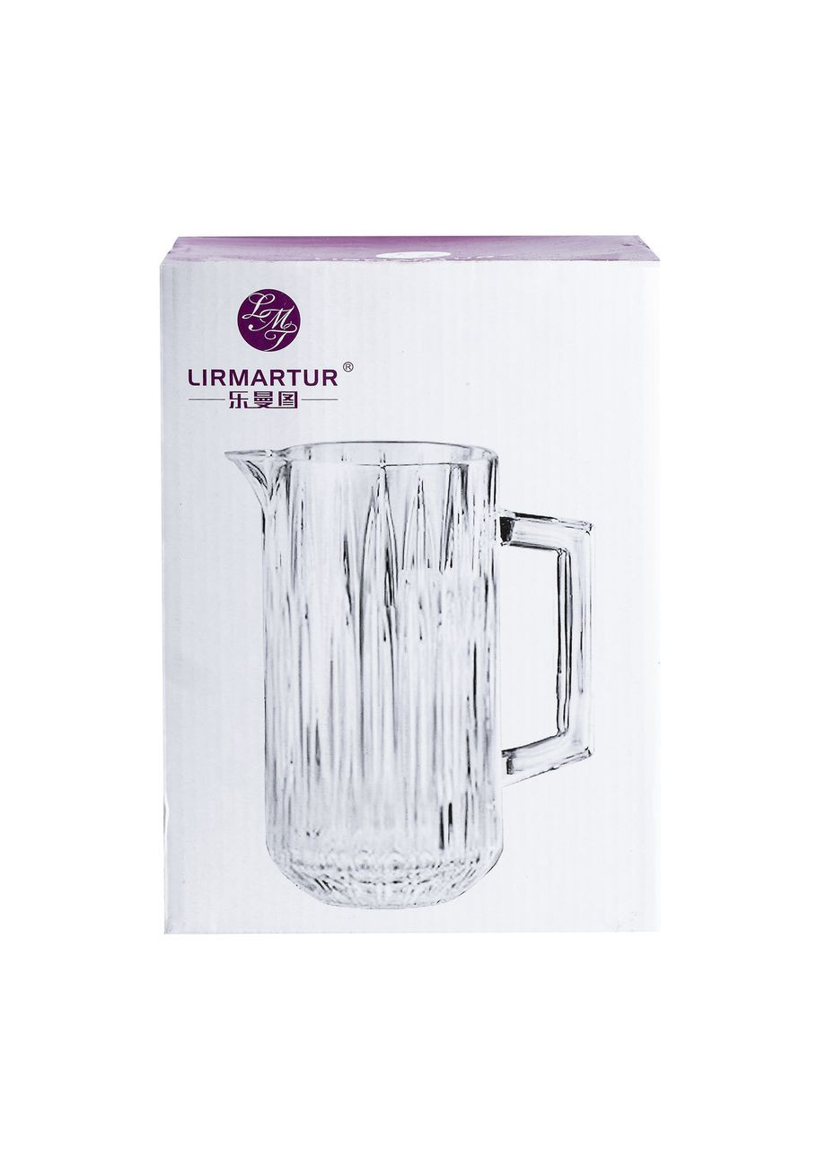 Глечик для напоїв 1.2 л з товстого скла бурштиновий HP524 (A-032460) TS Kitchen (342759099)