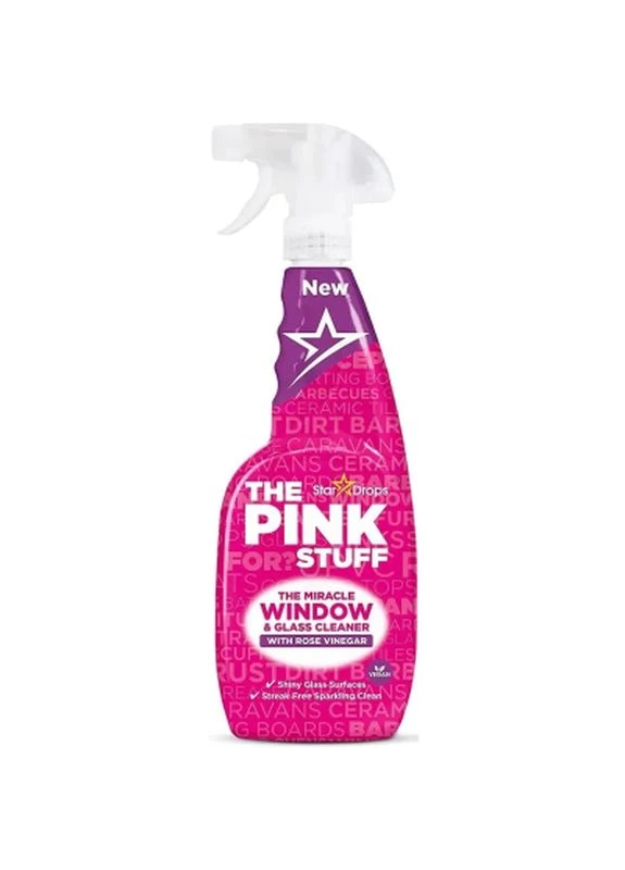 Засіб для миття скла Rose Vinegar 750 мл (5060033820759) The Pink Stuff (398424943)