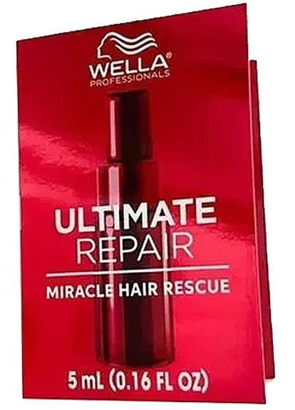 Сыворотка для всех типов волос (мини) Ultimate Repair Miracle Hair Rescue With AHA & Omega-9 5ml (1293317-17517276) Wella Professionals (368648276)