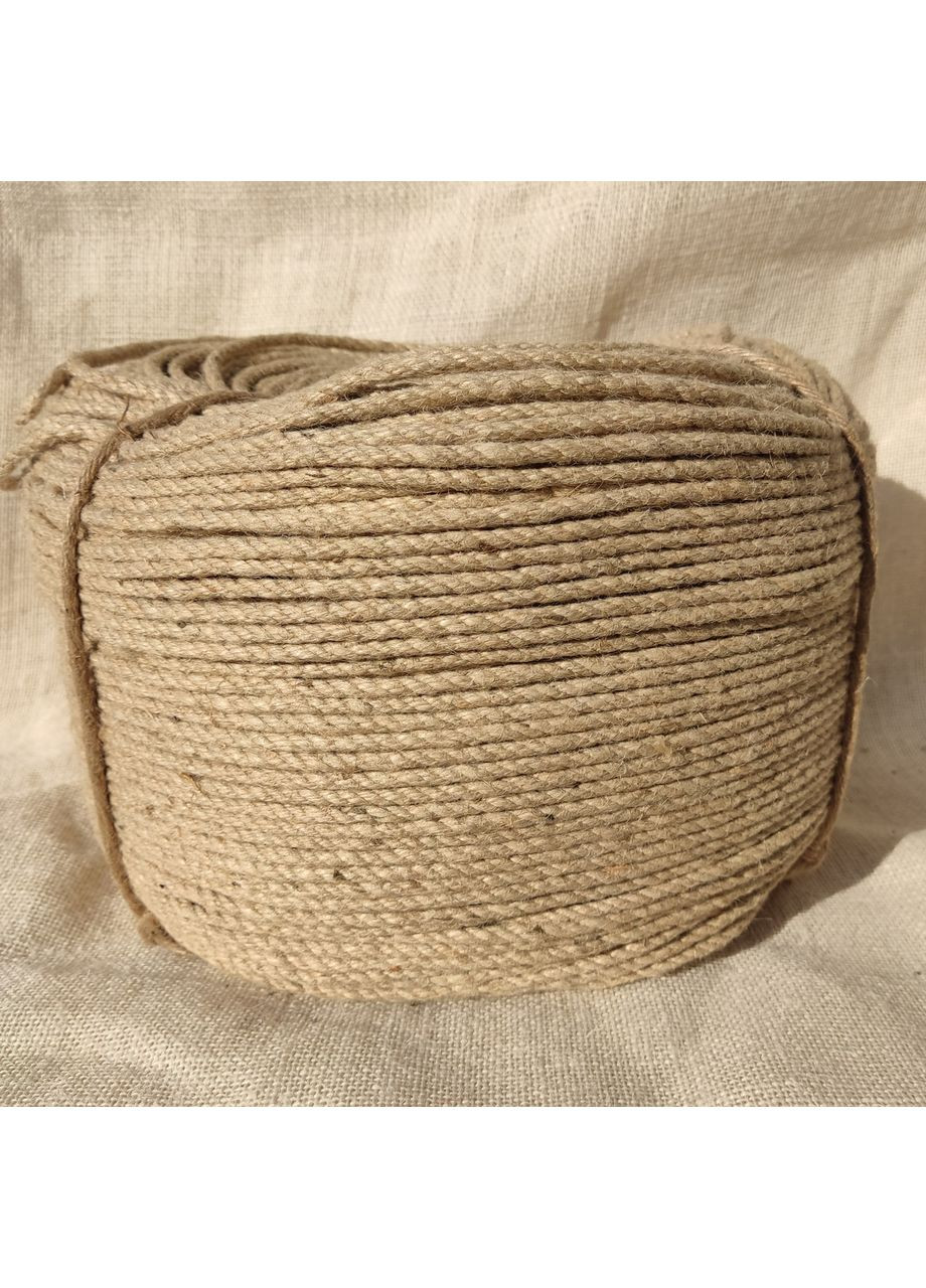 Джутовая веревка 4 мм - на метраж. Jutix (355980042)