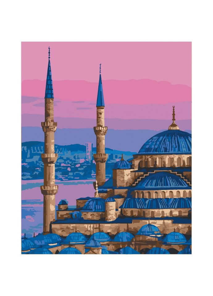 Картина по номерам "Голубая мечеть. Стамбул" 11225-AC 40х50 см Art Craft (302367009)