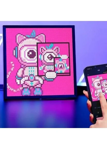 Экран светодиодный пиксельный с управлением через приложение 32x32 Pixel Created Grand (394129564)