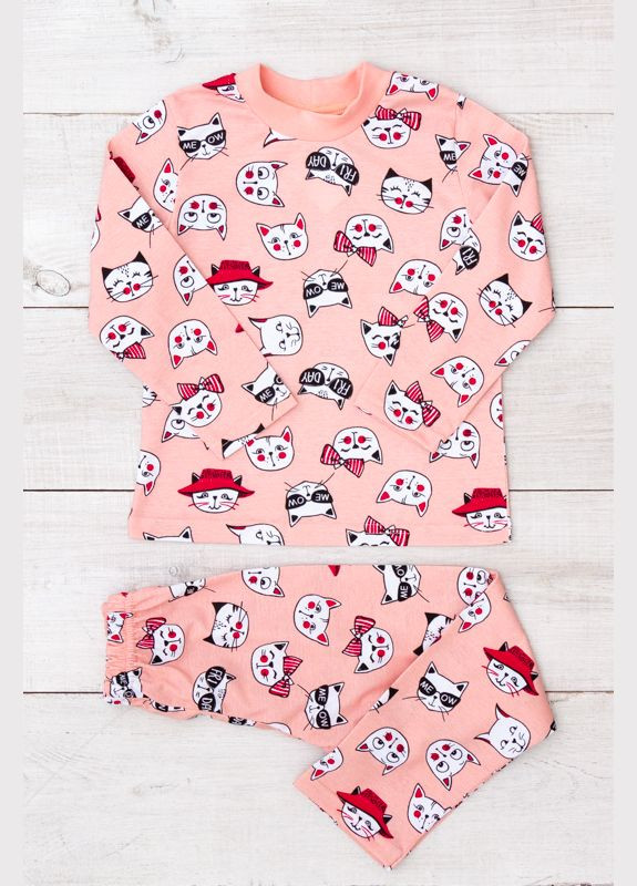 Персикова всесезон піжама для дівчинки (p-4055) Носи своє