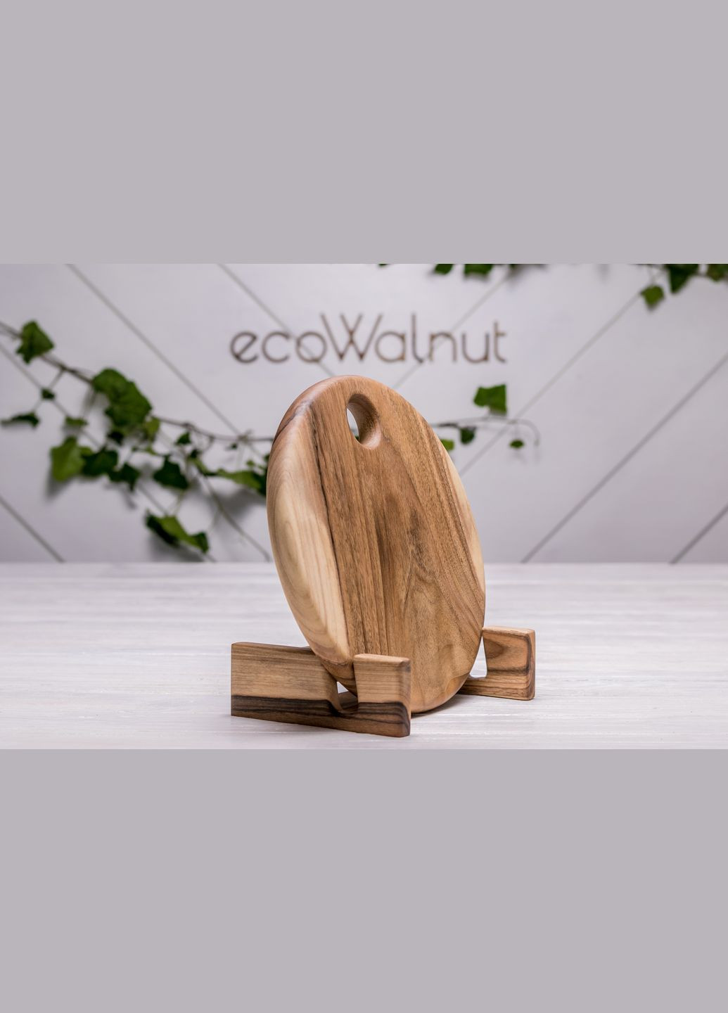 Доска ореховая «Круг» M Круглая досточка для нарезки EcoWalnut (295266085)
