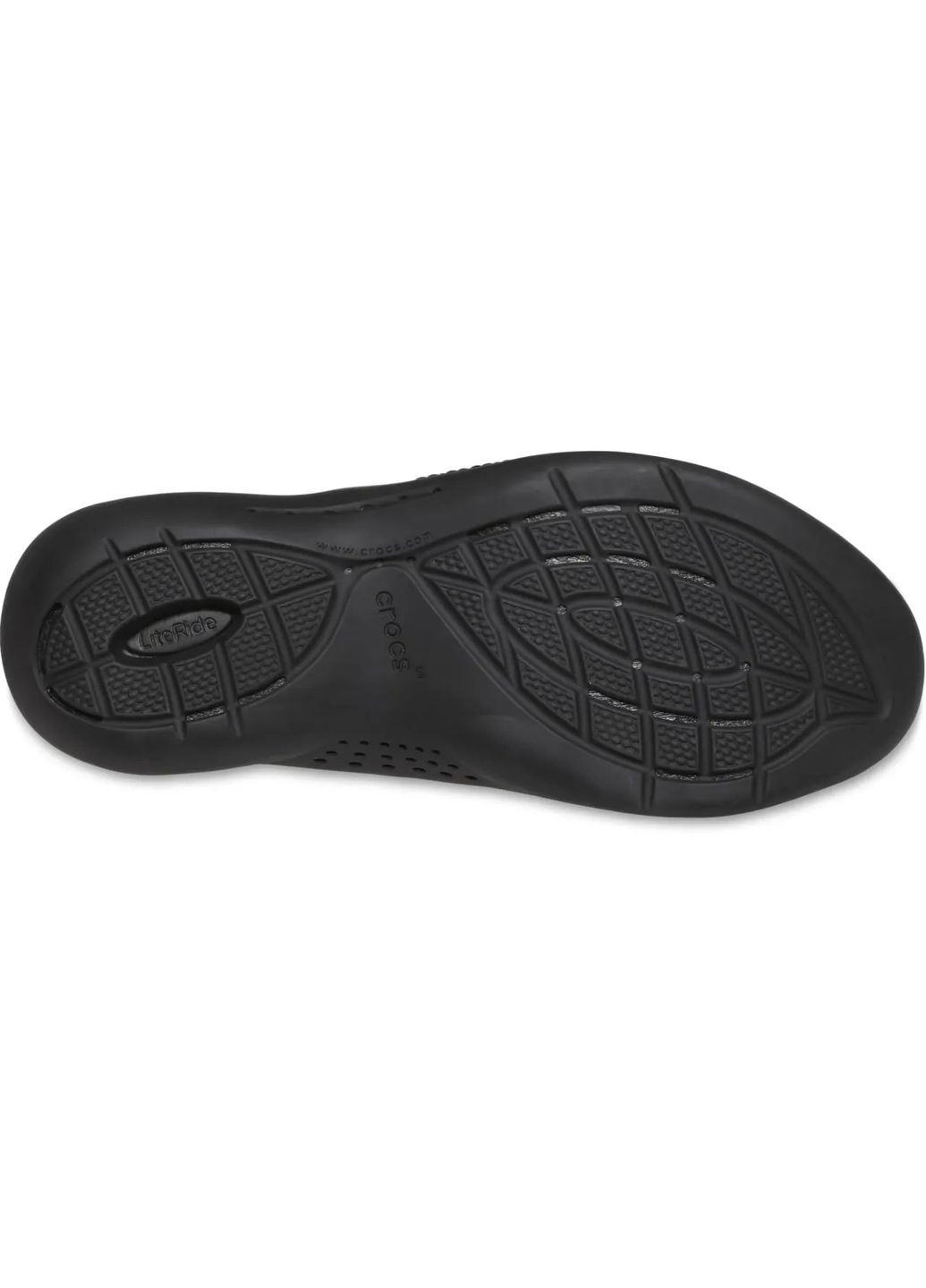 Черные всесезонные кроссовки literide 360 pacer black black m9w11\42\27,5 см. 206705 Crocs