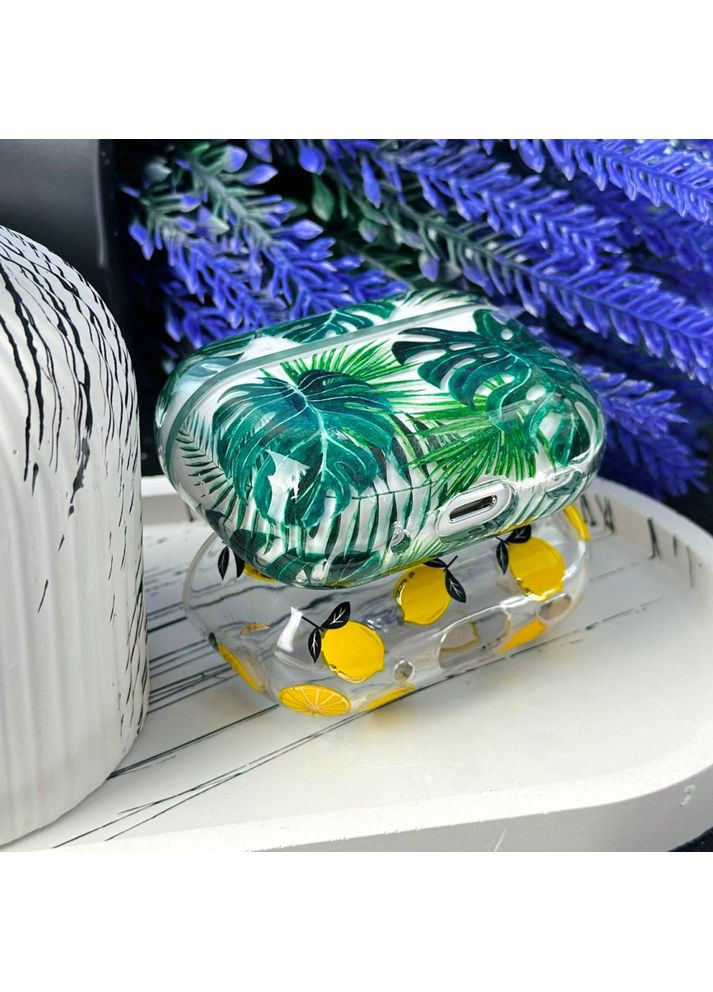 Силиконовый чехол Clear Case Strong Design №1 для наушников Strawberry No Brand AirPods Pro 2 (363834706)