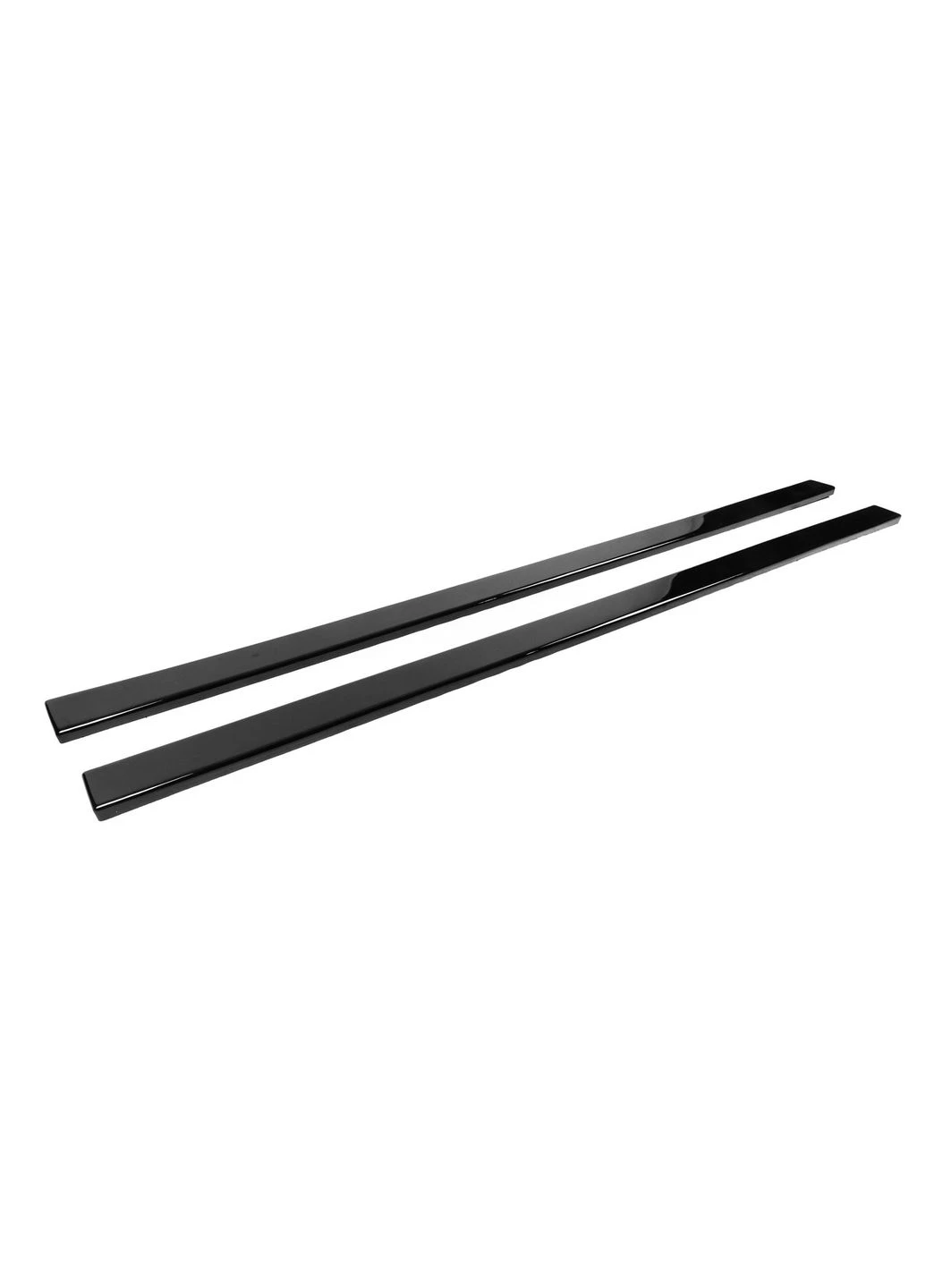 Универсальные накладки на боковые пороги Lower Lip Black ( Глянец) DPT (394724387)