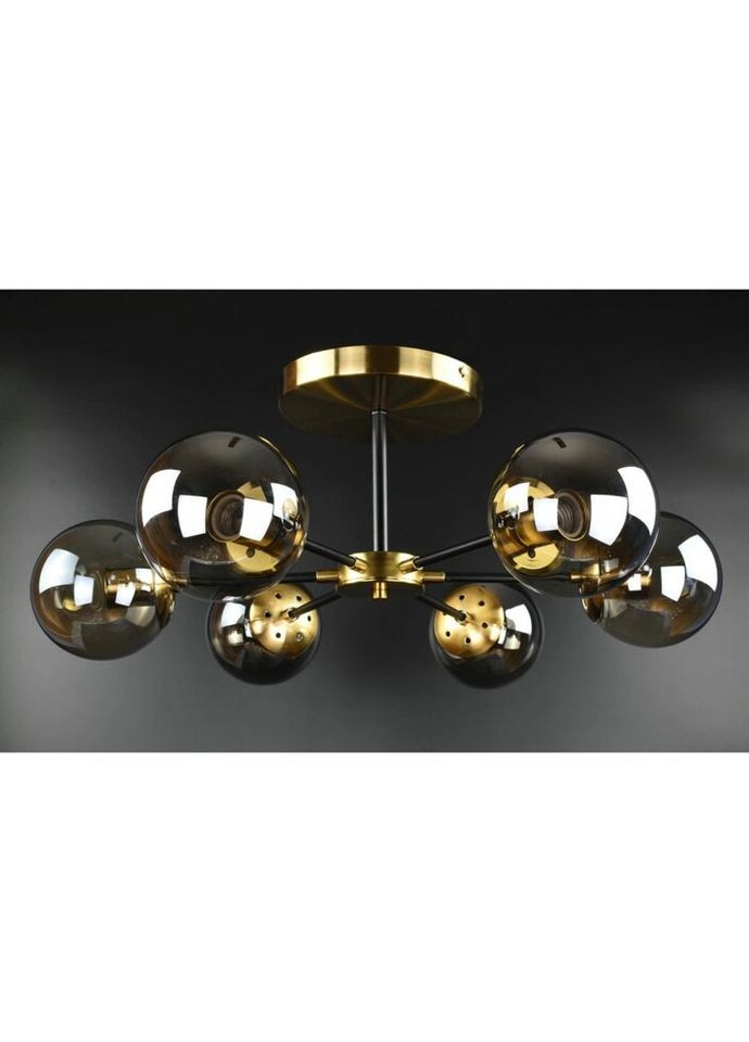 Люстра стельова на 6 лампочок 26592 Латунь 26х65х65 см. Sunnysky (335975065)