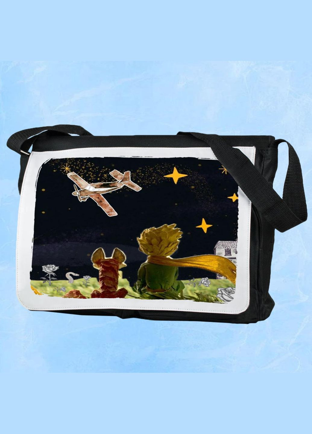 Чоловіча (жіноча) сумка через плече для спортзалу дорожня універсальна Art #018 Чорний No Brand (322119458)