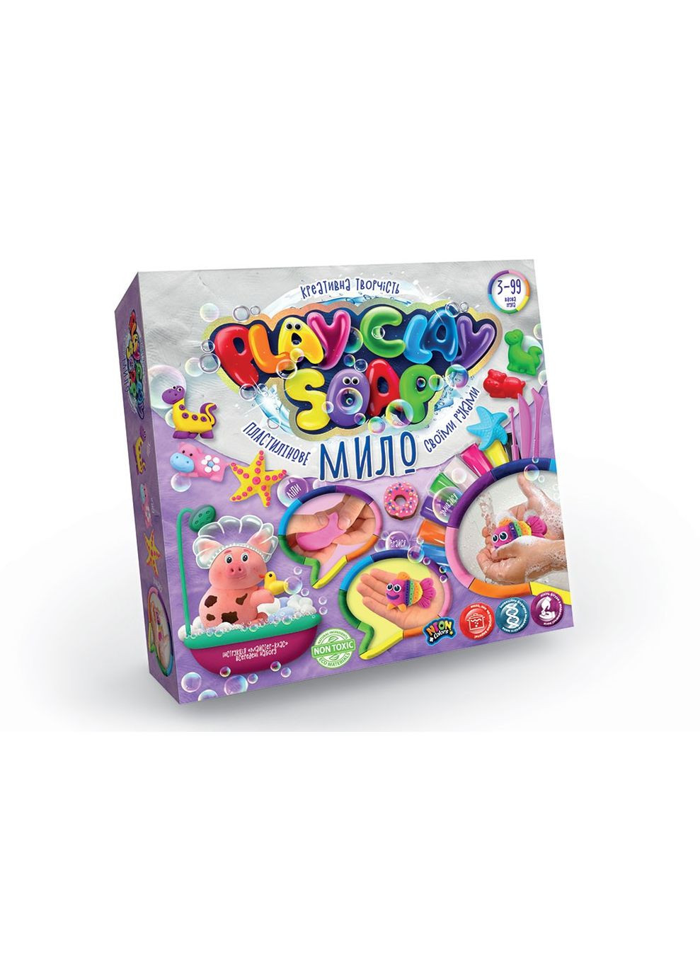 Набір "PLAY CLAY SOAP" PCS-01 Пластилінове мило великий набір Вид 1 Danko Toys (292708023)