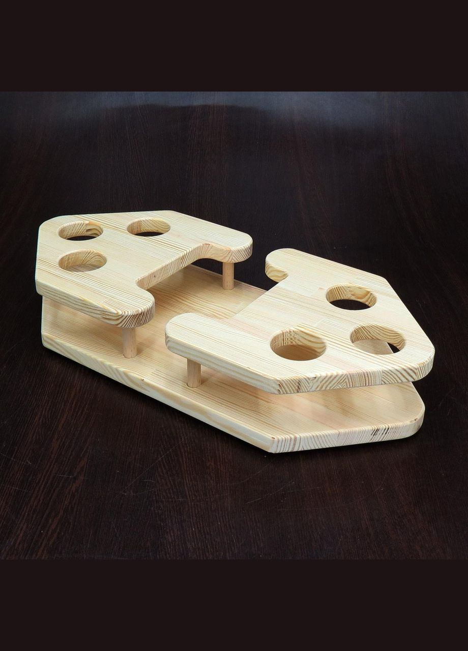 Підставка для чарок з дерева Тадео 40 бланже (НБС-400601) No Brand (327847357)