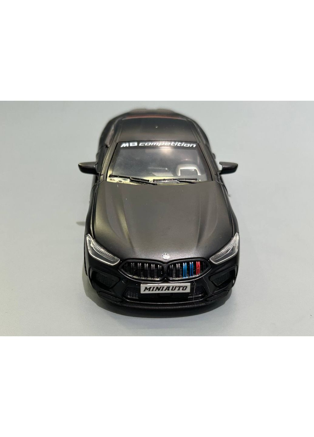 Машина BMW M8 инерционная открываются двери капот багажник 16,5 см Черная (AP-2059) No Brand (366969792)
