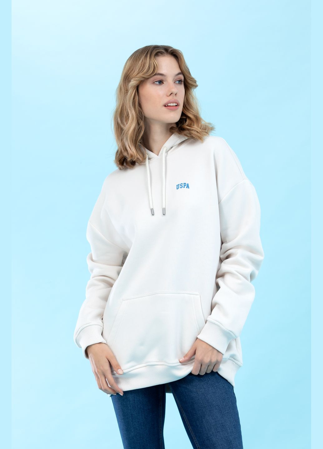 Сірий світшот u.s. polo assn. чоловічий U.S. Polo Assn. (297488207)