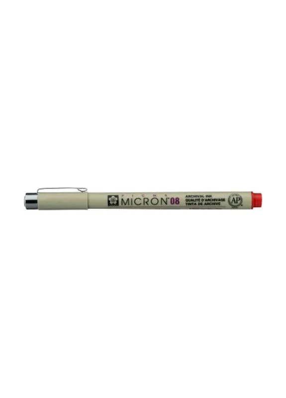 Лайнер Pigma Micron (0.8) 0,5 мм Червоний (084511318366) Sakura (399652341)