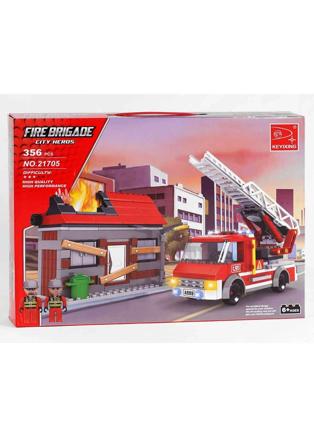 Конструктор "Пожарный автомобиль", 356 частей Ausini (288137353)