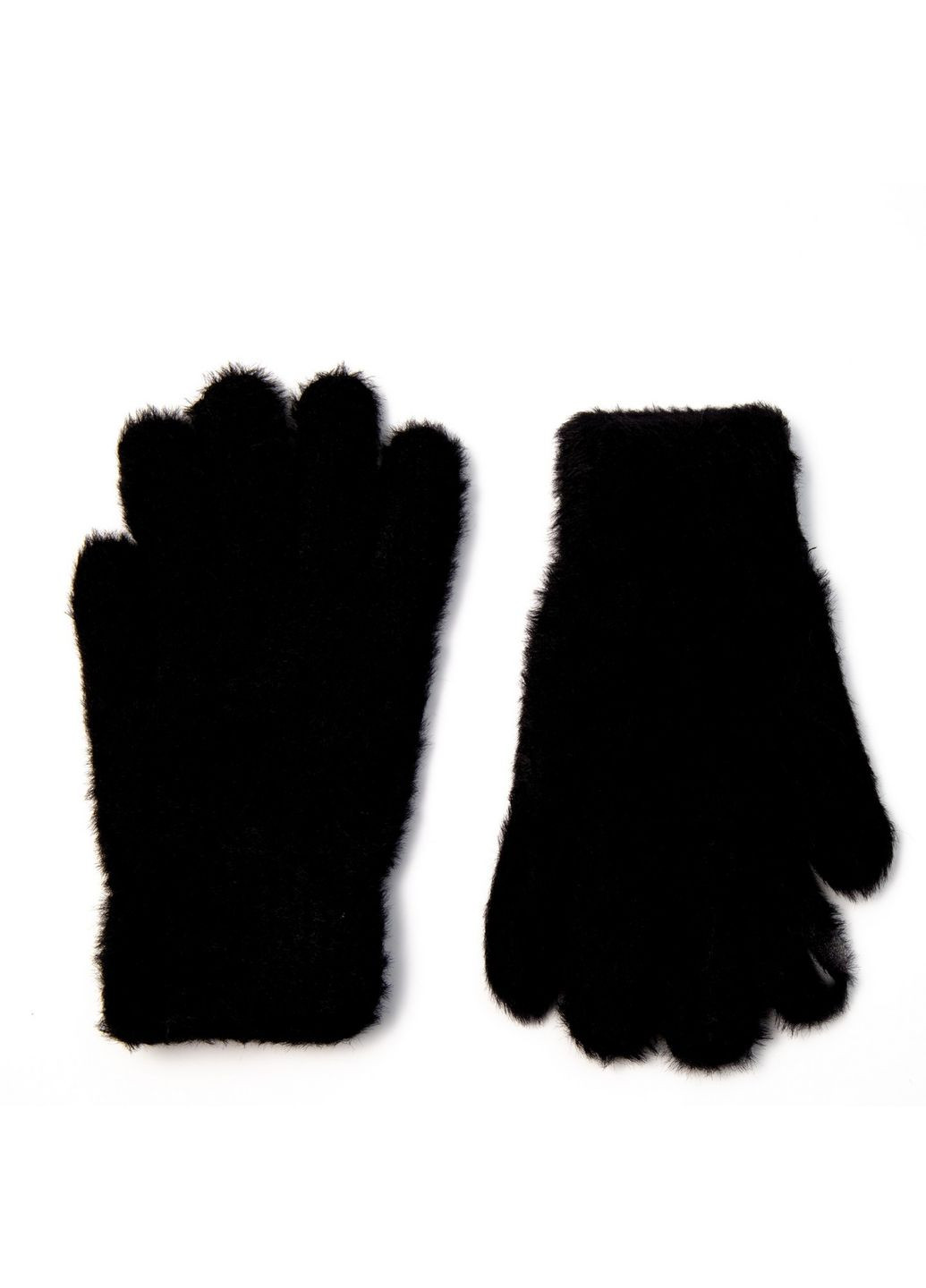 Перчатки женские ангора черные БРЕЙДИ LuckyLOOK 238-596 (290278442)