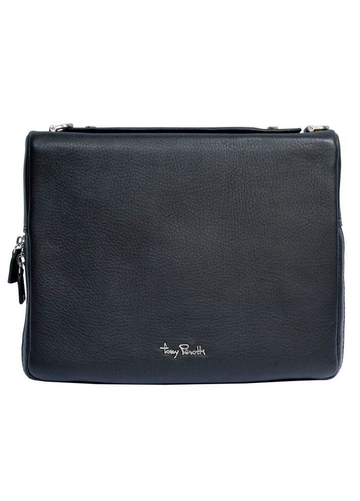Шкіряна папка-сумка жіноча Contatto 9594-28 nero Tony Perotti (303831747)