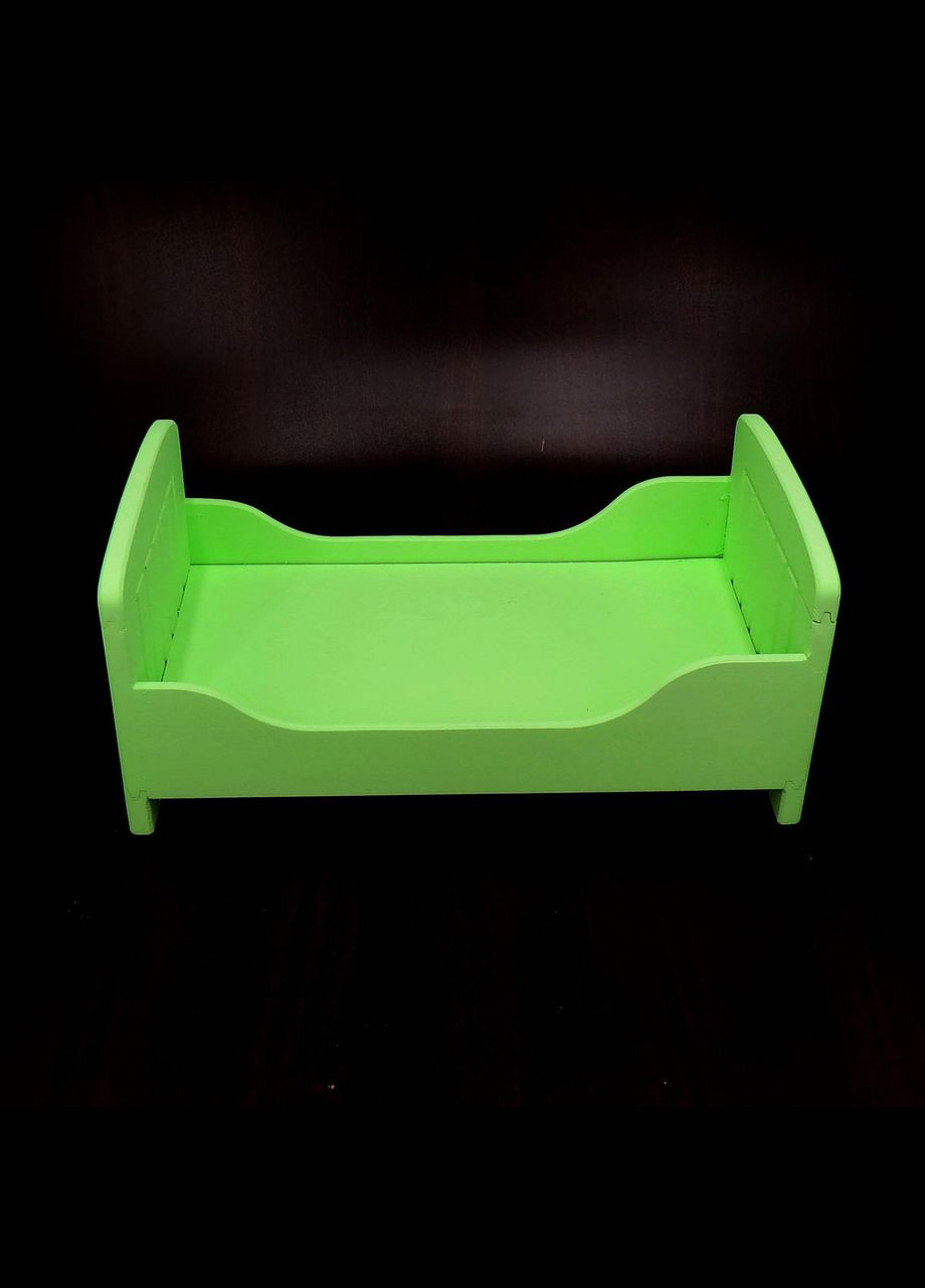 Ліжко для ляльок з дерева Есмеральда мохіто (КРТ-000453) No Brand (328605759)