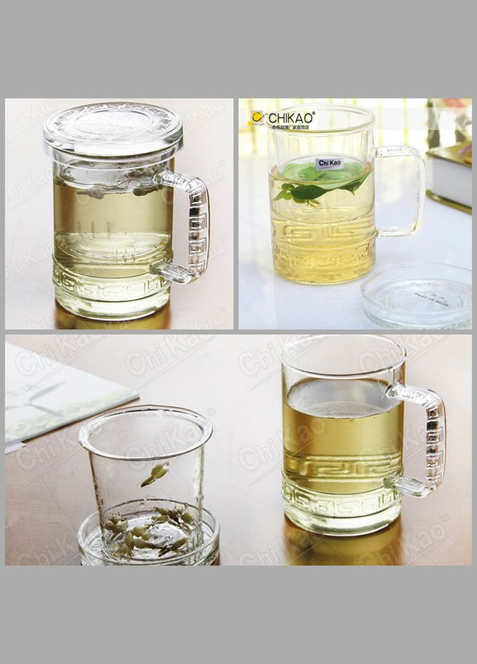 Чашка-заварник Аттика CHIKAO CK-158A, 400 мл Chi Kao (305136926)