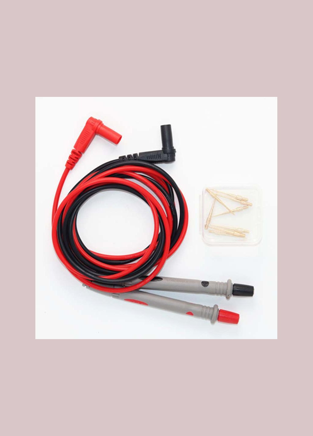 Щупи для мультиметра, тестера MPS-0408 силіконові, змінні тонкі наконечники / 1000В / 20А No Brand (322566768)