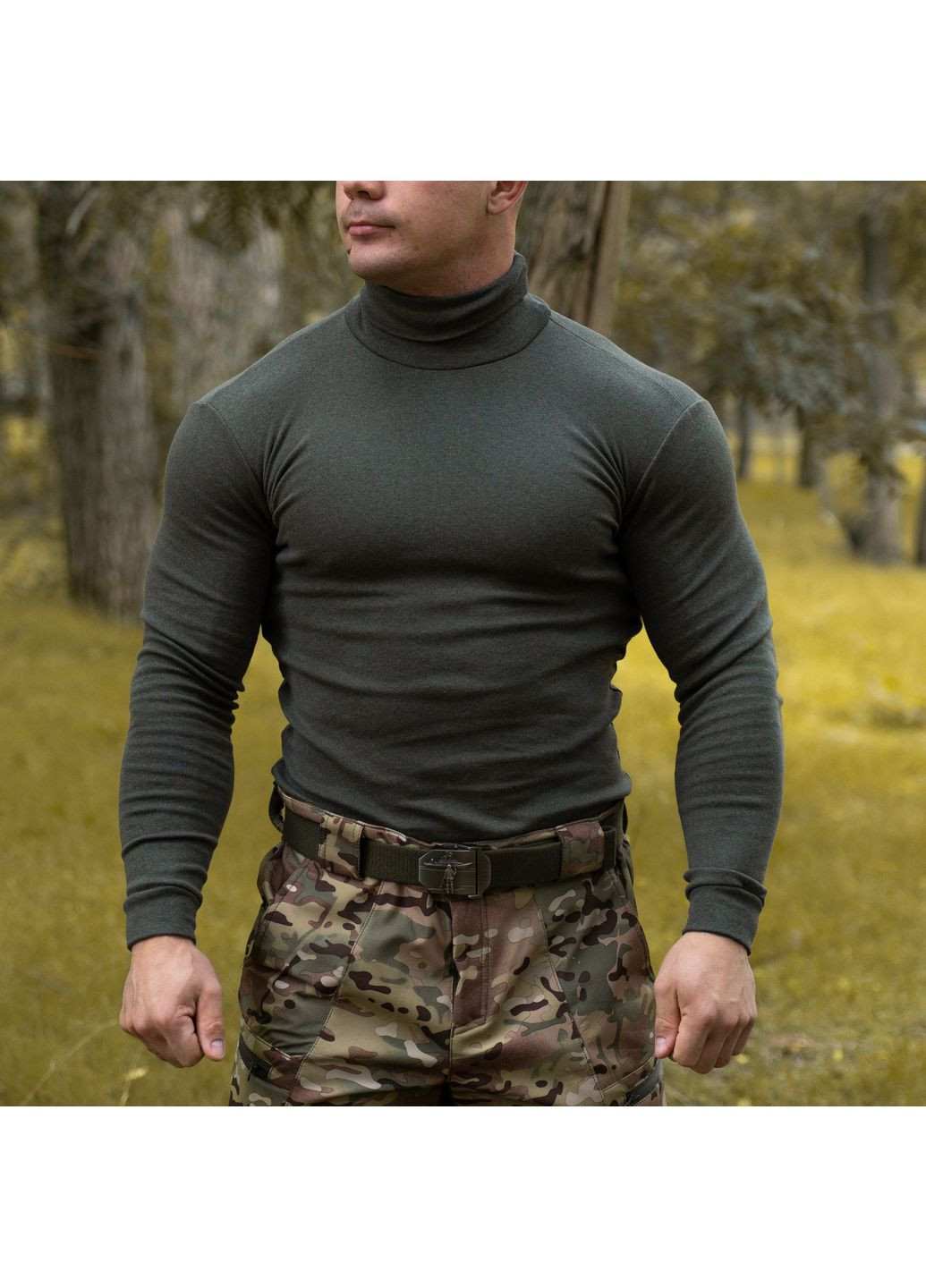 Гольф у кольорі олива Klost (315880017)