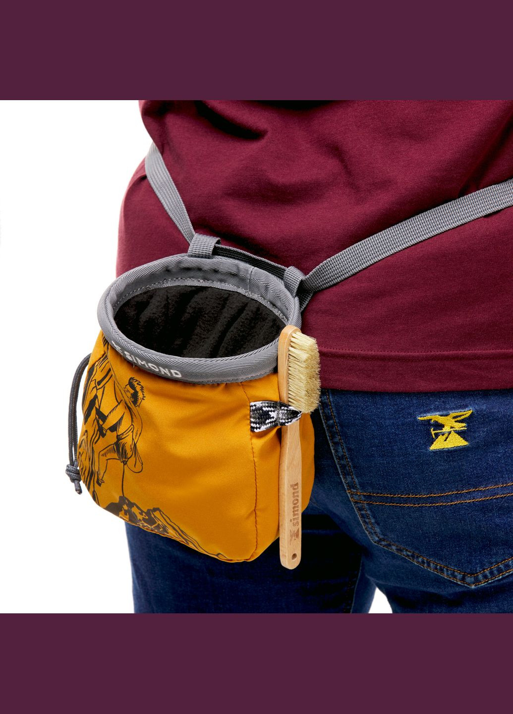 Мешочек для Магнезии Vertika Размер L Желтый SIMOND (342966882)