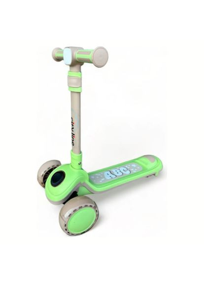 Самокат дитячий City Line складний з музикою салатовий (902GR) Maraton (364111751)