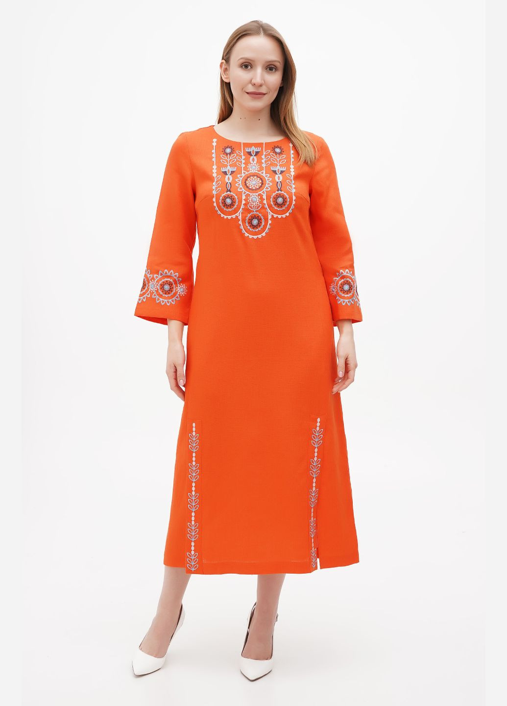 Помаранчева сукня яра, р., код 0307/48/999 ГАЛЕРЕЯ ЛЬОНУ