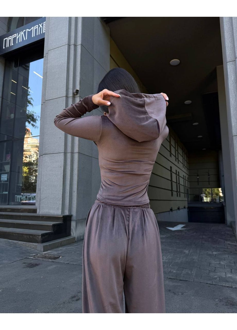 Женский велюровый спортивный костюм FINO Mode (359479247)