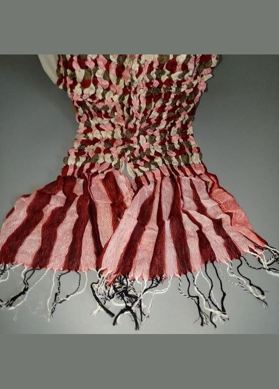 Шарф новый женский фактурный красивый объемный аксессуар + подарок No Brand (337359578)